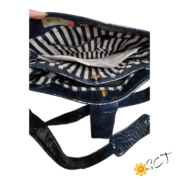 🔷️GIANNI BINI Dark Blue Shoulder Bag - Picture 9 of 9